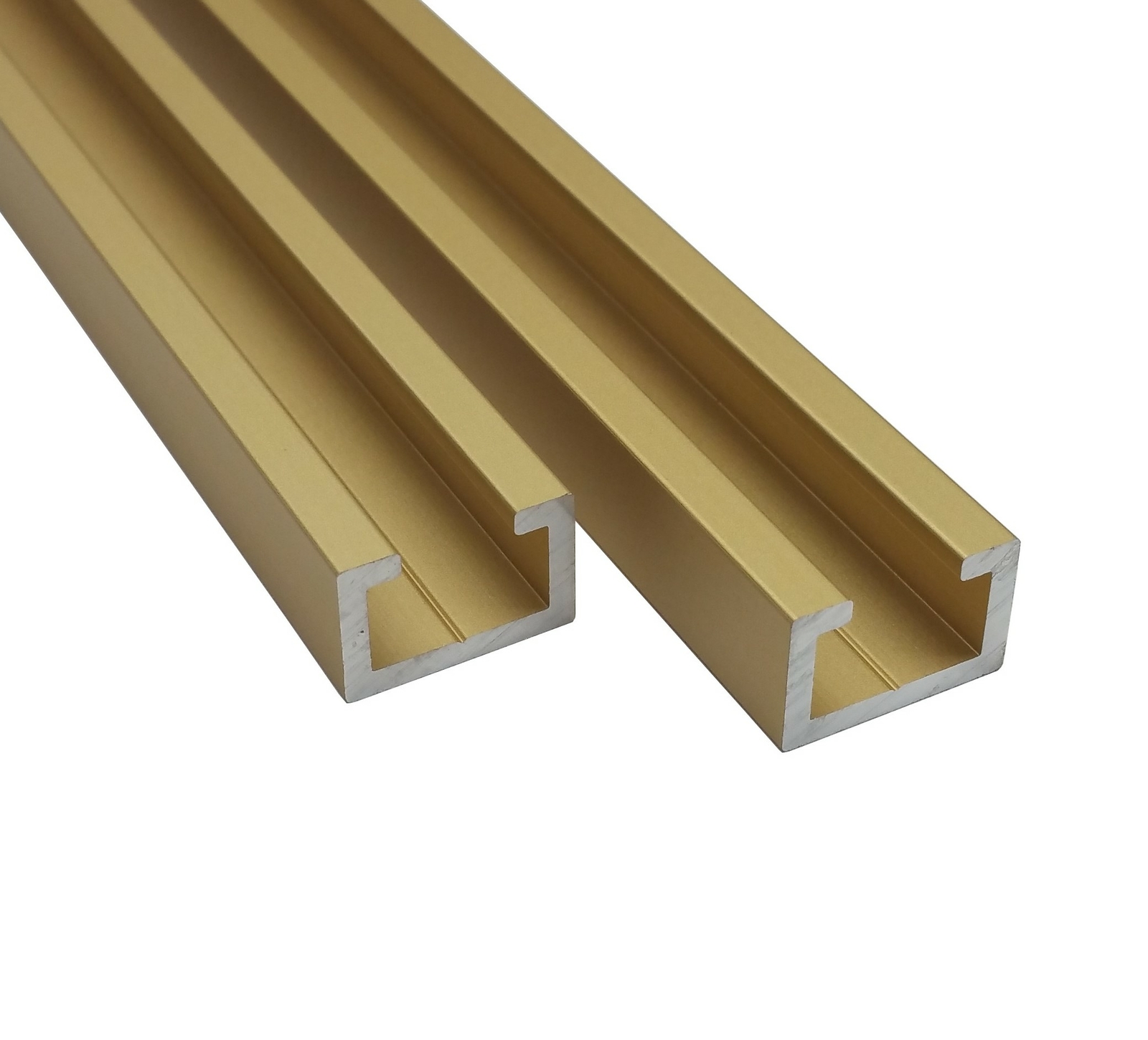 Aluminium CProfil M8 Alu C Profil Gold Edition 0,5m 1m 1,5m 2m T Nut Schiene   