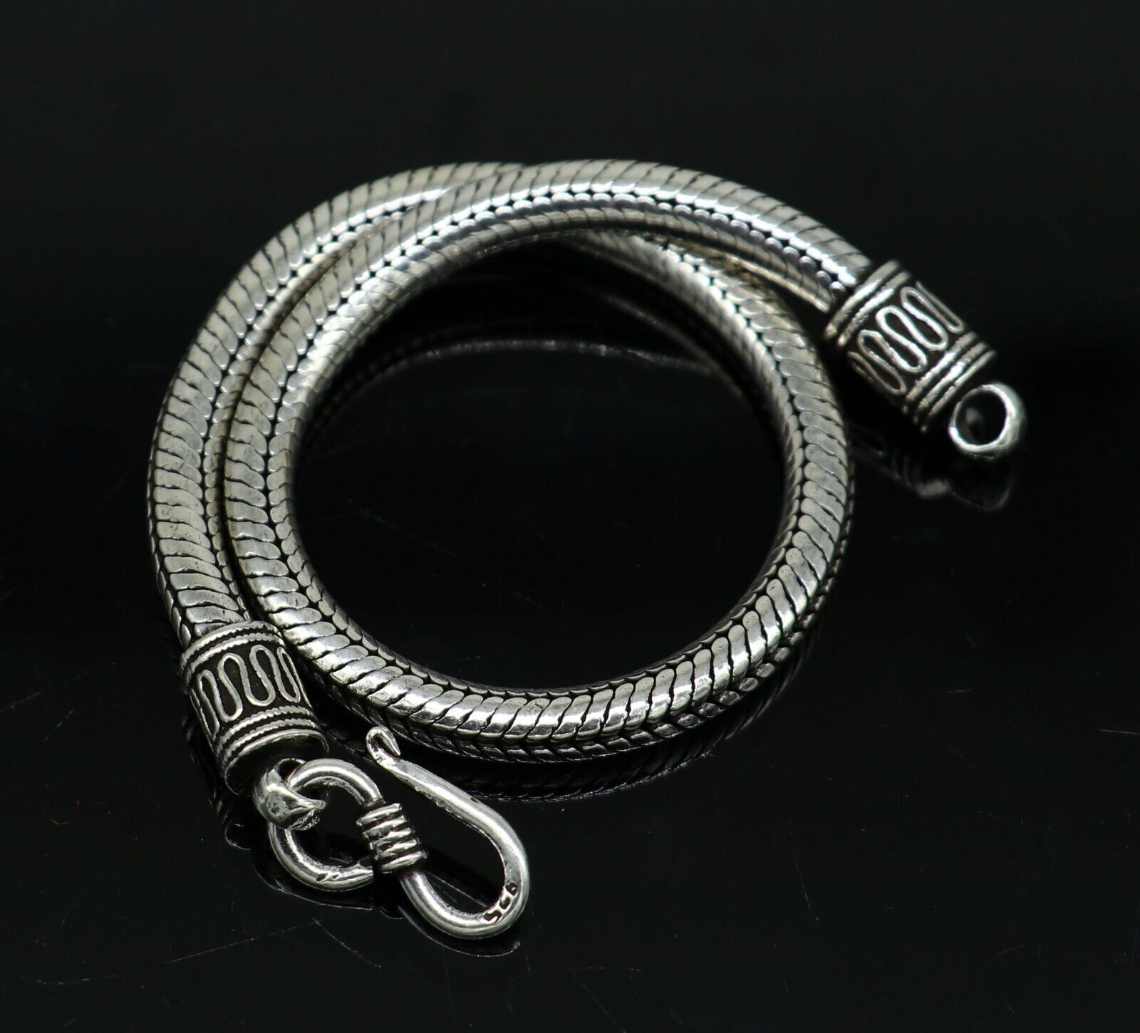 4.5 mm 925 sterling silver Amazing vintage style snake chain 4.5 mm 925 sterling silver Amazing vintage style snake chain