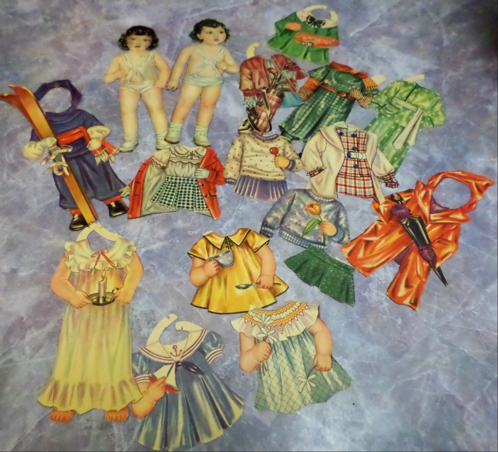 Lot Paper Dolls American Girl My Buddy Kid Sister Bride Groom Vintage 4 Sets