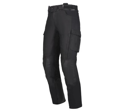 Modeka Hydron Motorrad-Textilhose Lang (Schwarz) Gr: LL
