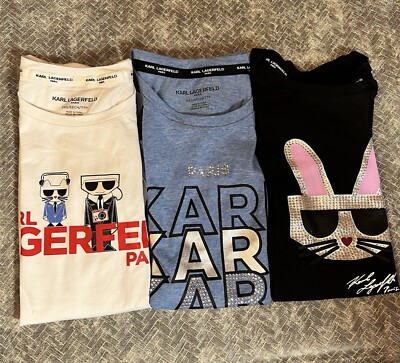 NWT Karl Lagerfeld T Shirt With Logo Size XS