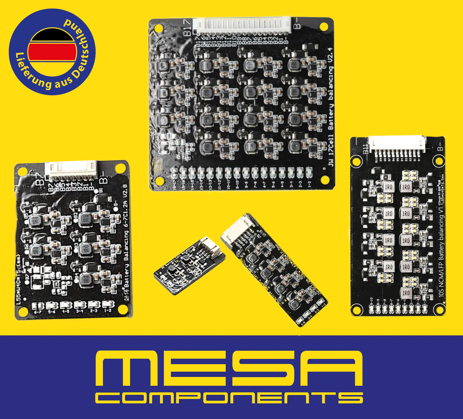 Active Balancer Module Board Li-Ion LiFePO4 NMC LFP 3.6V 3.7V 12V 24V 48V