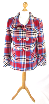 Red herring checked best sale coat