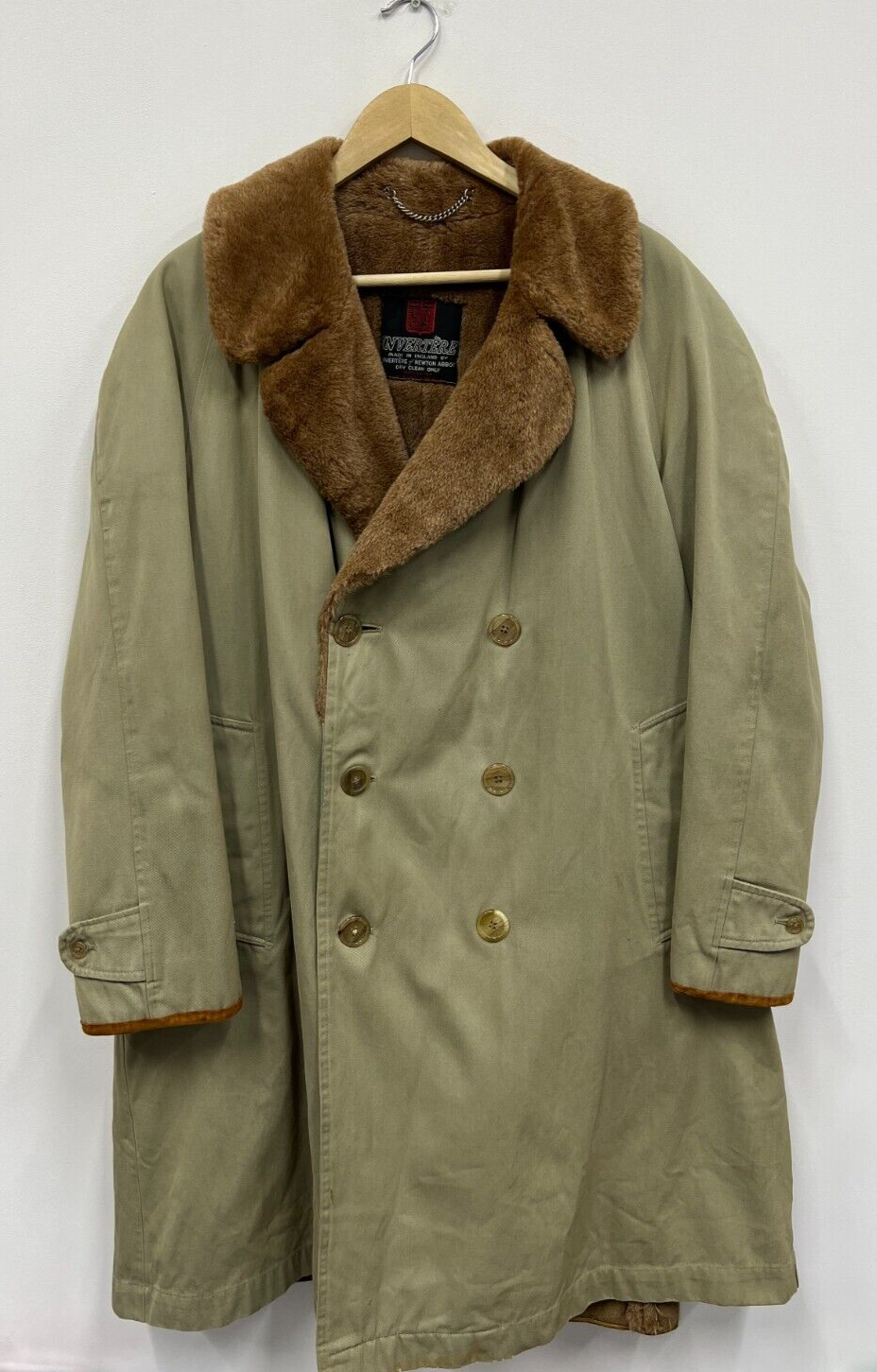 Vintage Invertere Wool Cotton Coat Jacket Men's Size 40 | eBay