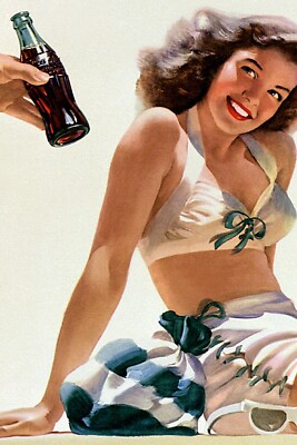 Coca Cola, Pepsi, Sprite Vintage Photos & Ads Free Rigid Top Loader 1099