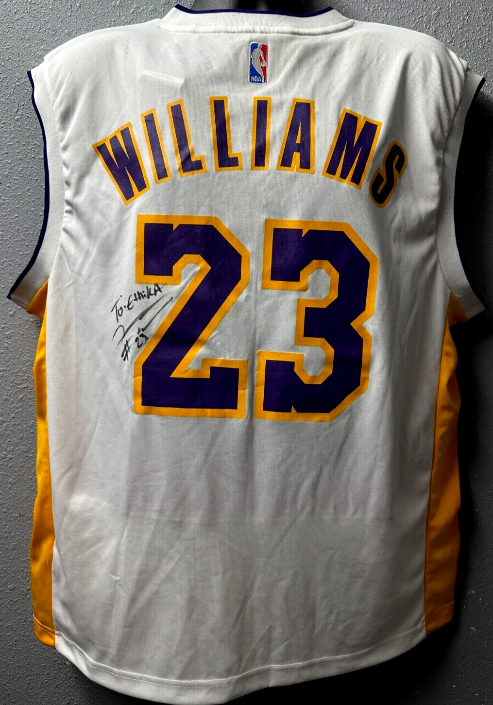 LAKERSユニフォーム23 Los Angeles Lakers 2023-2024 Association Jersey