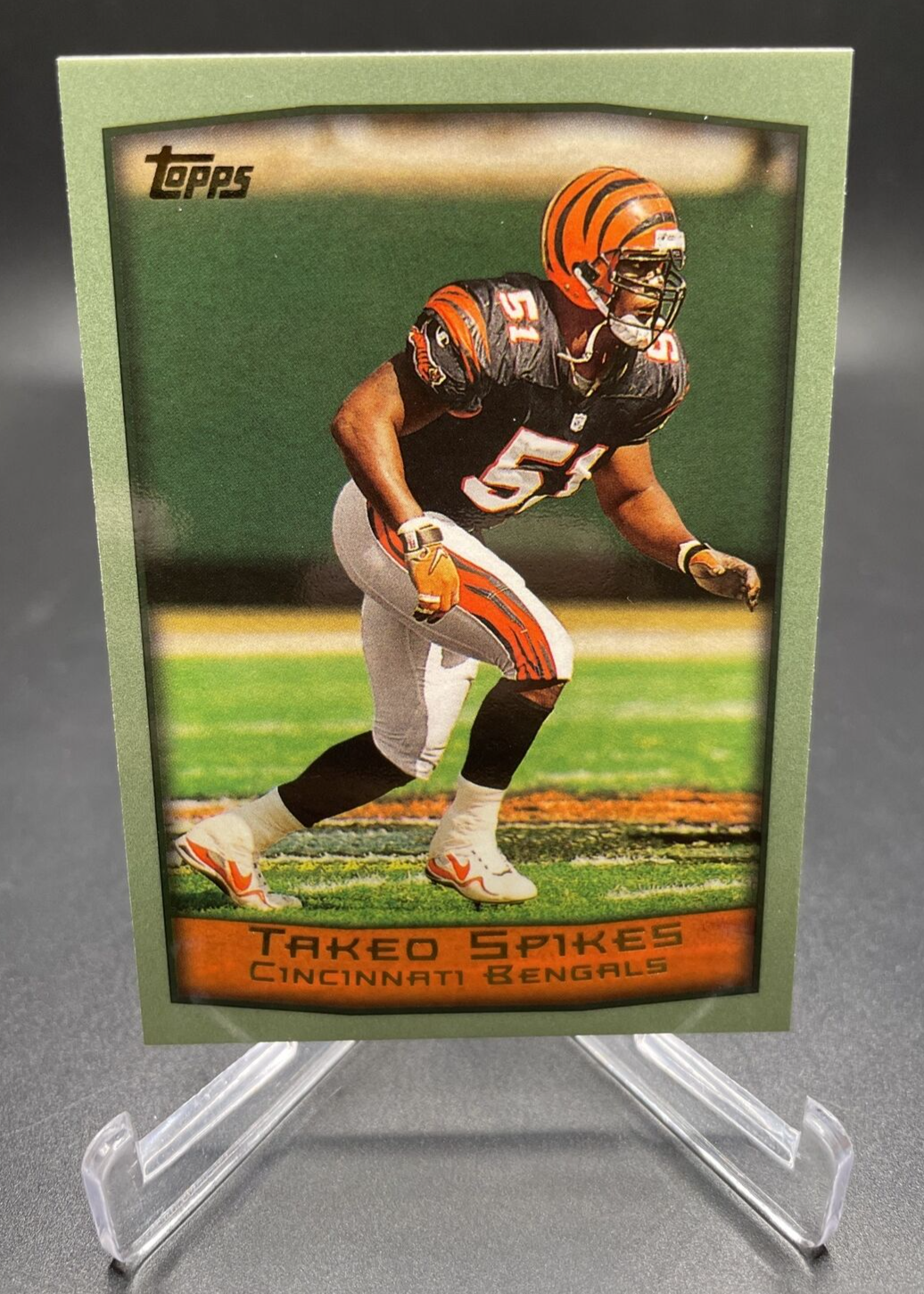 1999 Topps #281 Takeo Spikes Cincinnati Bengals B4498 | eBay