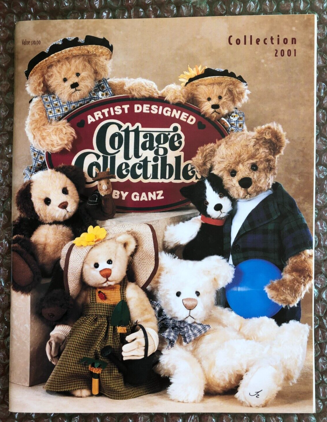 cottage collectibles ベアー大 Ganz Cottage Collectibles Teddy Bear Dumpling W/Tags Plaid