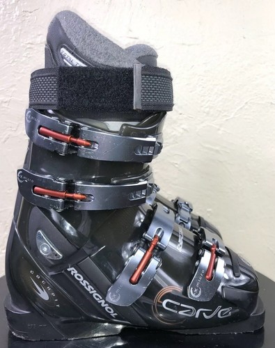 Rossignol Carve Cockpit Micro X Snow Ski Boots Black Sz 23.5  6-7 With Carry Bag