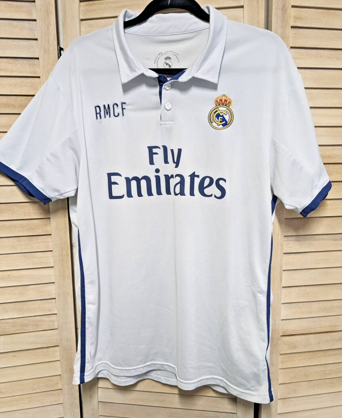 Real Madrid Eden Hazard シャツ ネイビー mens-adidas-eden-hazard-white-