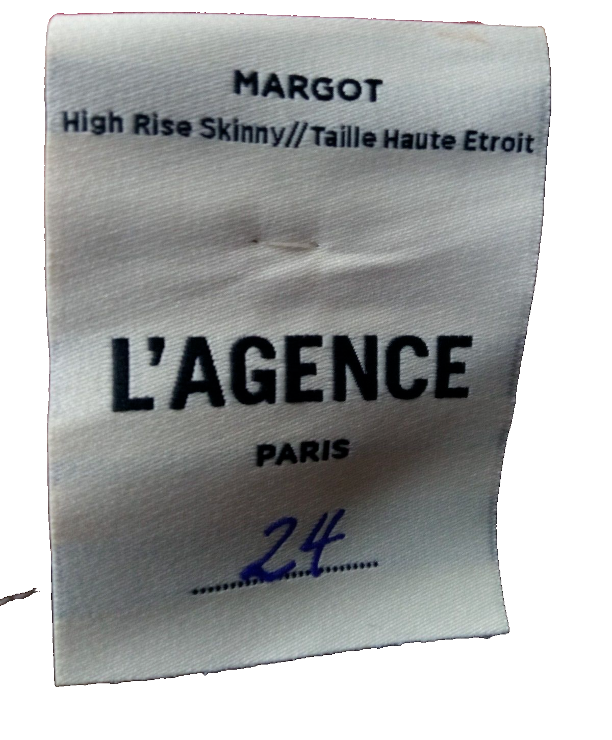 Pre-owned L'agence Women's Us Size 24 Margot Coated Skinny Jeans Java With Tags In Brown