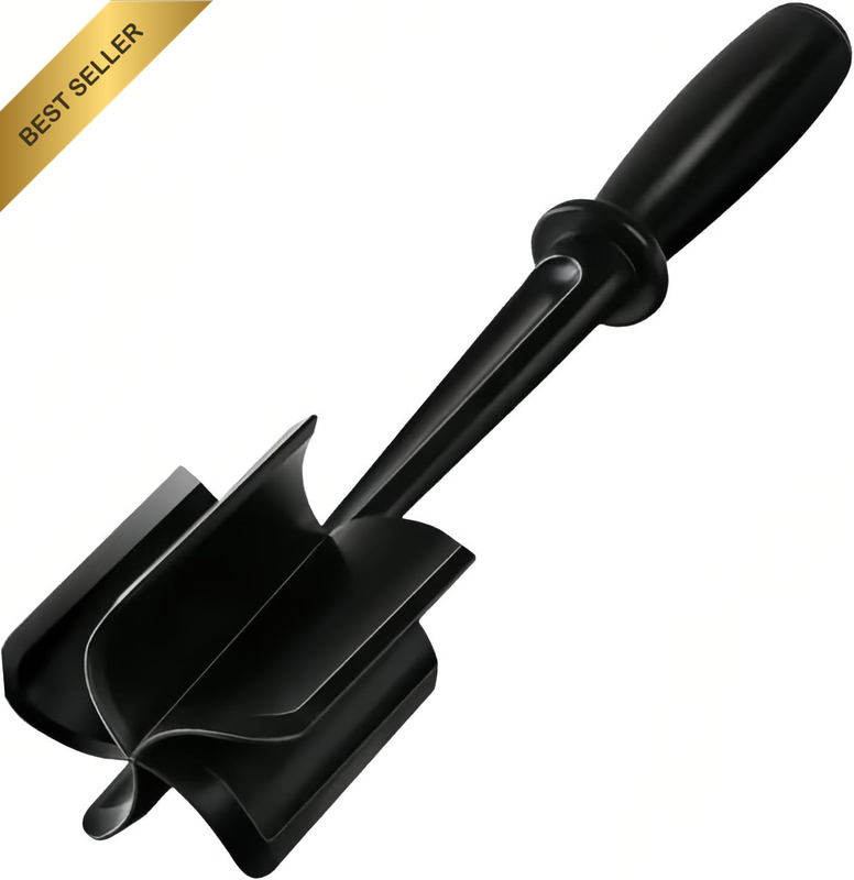 Premium Meat Chopper & Hamburger Smasher, 5-Blade Heat-Resistant Ground Beef & P