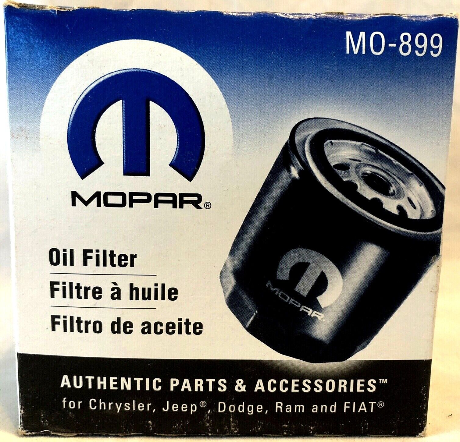 Mopar Engine Oil Filter MO-899 DODGE Challenger Single Mopar Engine Oil Filter MO-899 DODGE Challenger Single