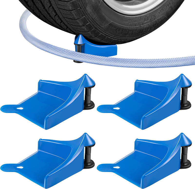 Tire Hose Roller for Car Washing 4 Pcs Car Hose Guide Stuck Under The Tires