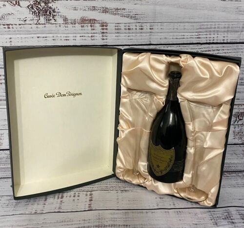 Vintage RARE Dom Perignon 1970 Empty Bottle 1985 Display Box Vintage RARE Dom Perignon 1970 Empty Bottle 1985 Display Box