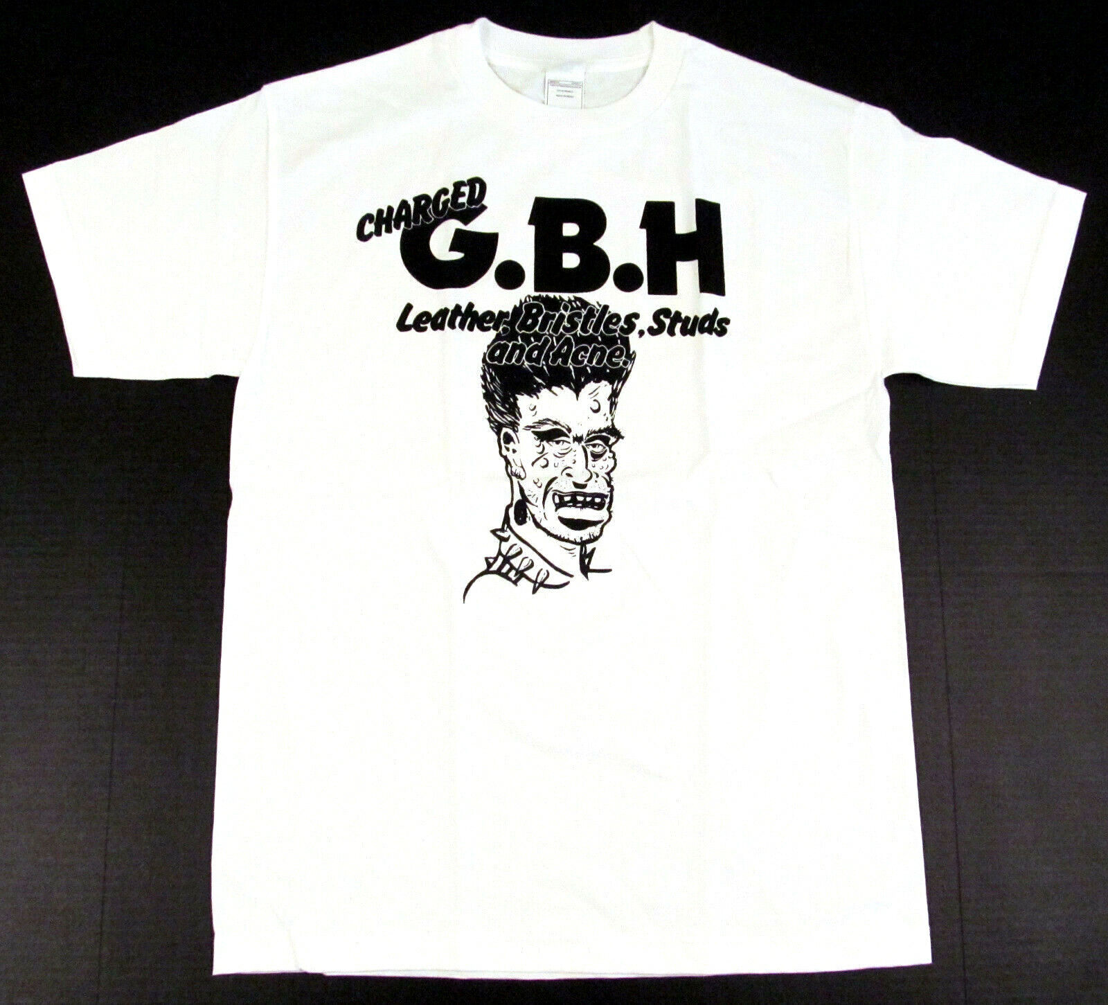 CHARGED GBH T-shirt G.B.H. Studs Punk Rock Tee Adult S,M,L CHARGED GBH T-shirt G.B.H. Studs Punk Rock Tee Adult S,M,L