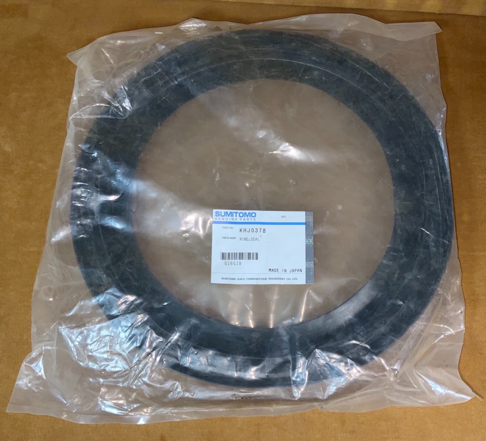 Sumitomo Link-Belt Excavator Ring Seal Part No: KHJ0378