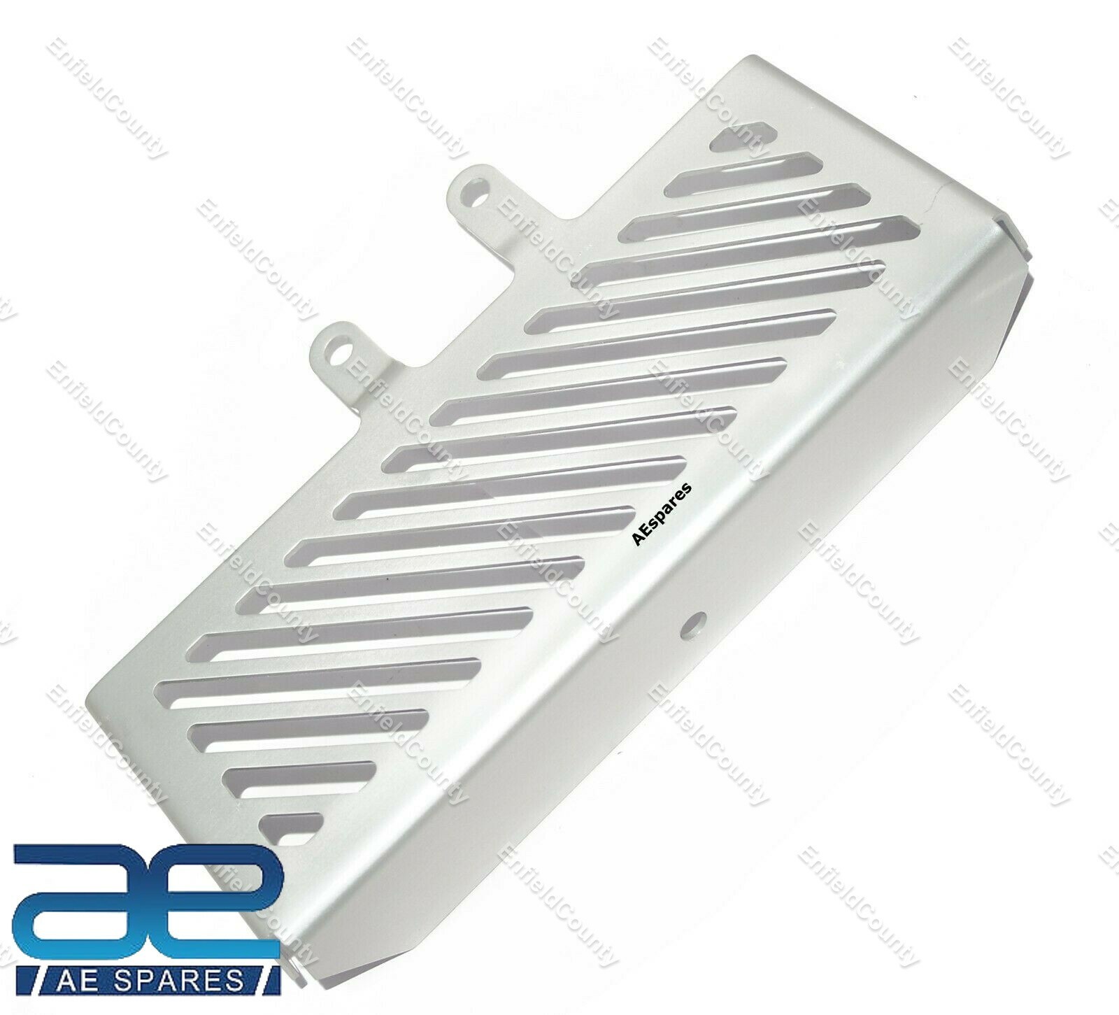 For Royal Enfield Himalayan 411 Oil Cooler Guard Silver & Master Cylinder Guard