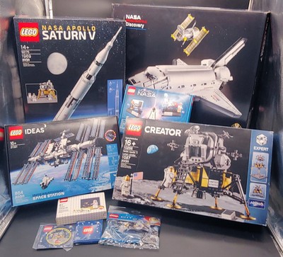 Massive Lot of NASA Inspired Lego Sets. 10266, 10283, 92176. 21321