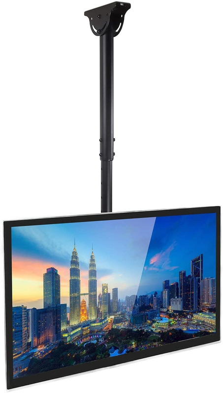 TV Ceiling Mount Bracket, Adjustable Height Full Motion 360 