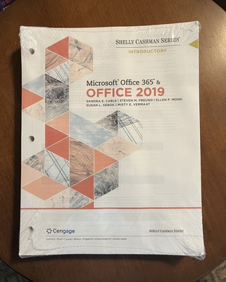 Microsoft Office 365 & Office 19 NWT Shelly Cashman Series Loose leaf SEALED