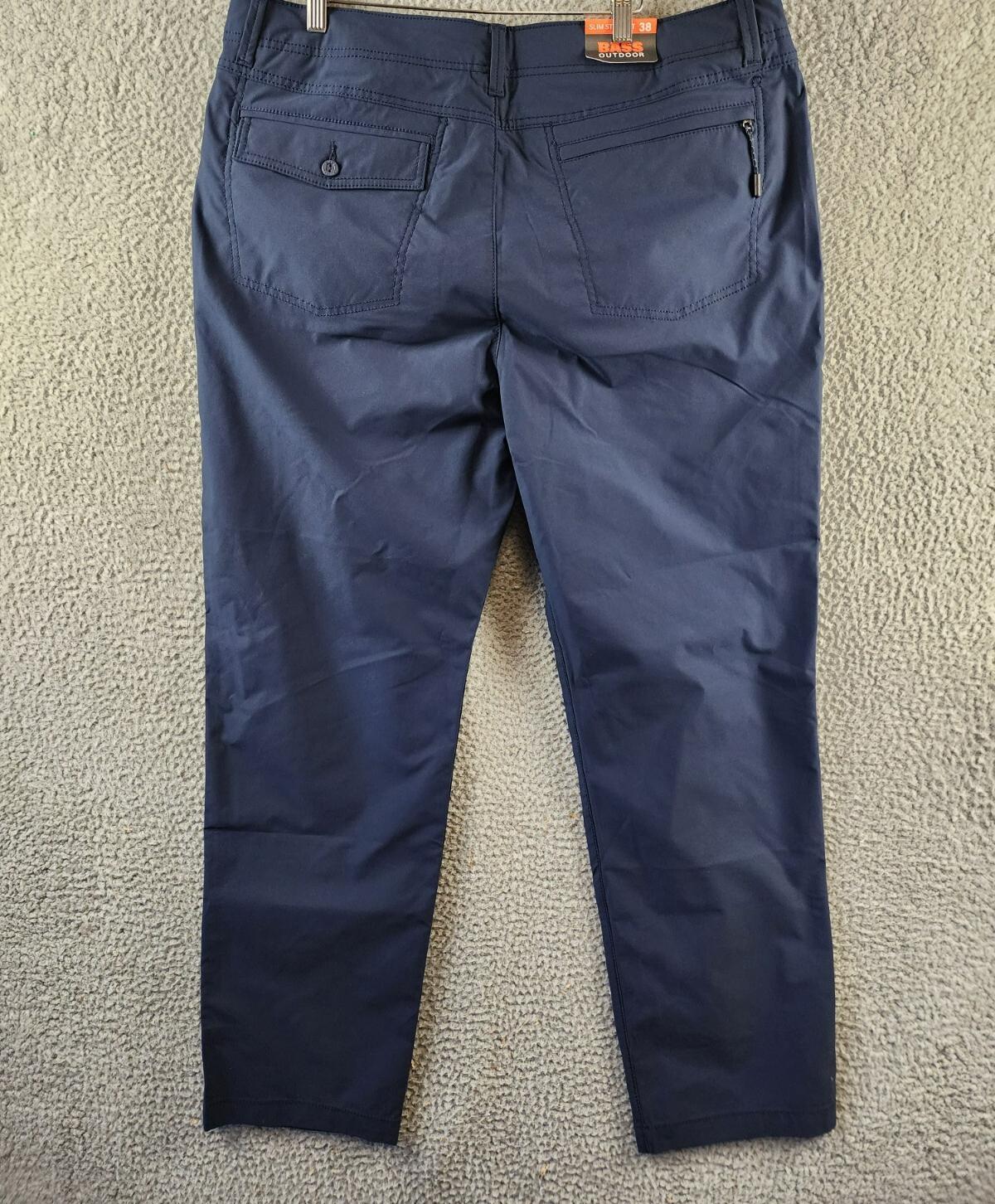 BASS OUTDOOR Traveler Slim-Straight Fit Flex Tech Twill Pants Men's 36 Slate - Picture 18 of 23