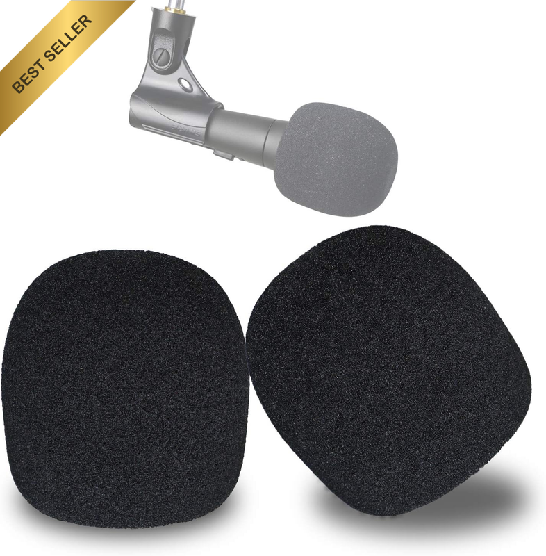 YOUSHARES Pop Filter Foam Windscreen Microphone Cover Compatible with Shure SM58