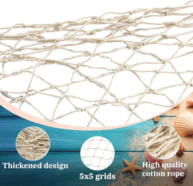 78x39in Fish Net Decorative - Fish Net Decorations Decorative Netting Nautical F