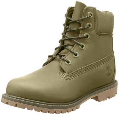 

Женские ботинки Timberland Icon 6 дюймов премиум-класса светло-зеленые из нубука, Зеленый