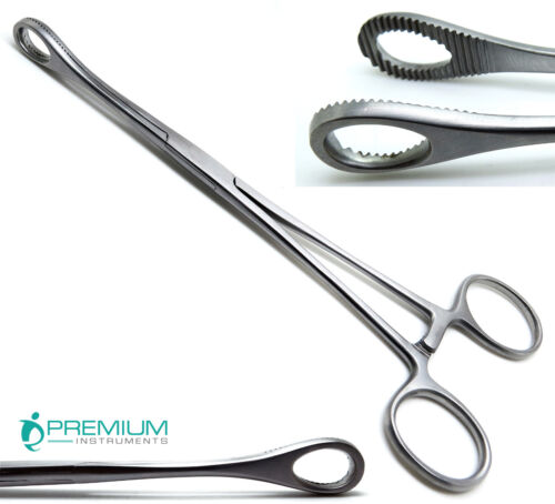 Foerster Sponge Forceps 8" Straight Serrated Jaws Surgical Premium Instruments