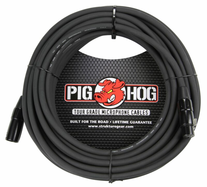 Pig Hog 8mm Xlr Microphone Cable Male To Female 30 Ft