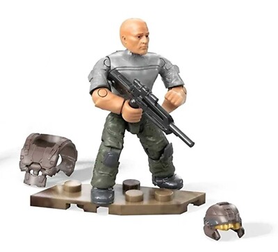 2020 MEGA CONSTRUX HALO INFINITE GXB00 UNSC MARINE SURVIVOR Loose Micro Figure