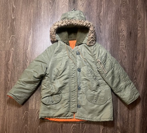 VTG US Military N2B Flying Jacket Fur Hood Green Scovill Zip VTG US Military N2B Flying Jacket Fur Hood Green Scovill Zip
