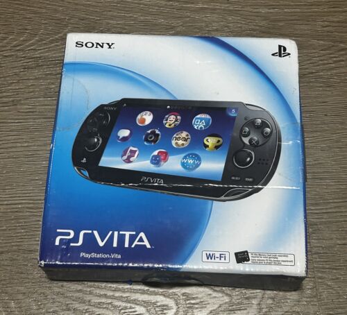 Sony PlayStation Vita PCH-1001 Black Handheld System Rare Sony PlayStation Vita PCH-1001 Black Handheld System Rare