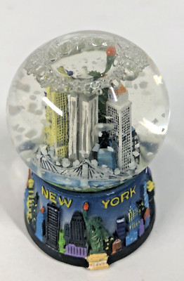 New York City Snow Globe 3.5 Inches NYC Snow Globe Skyline Souvenir
