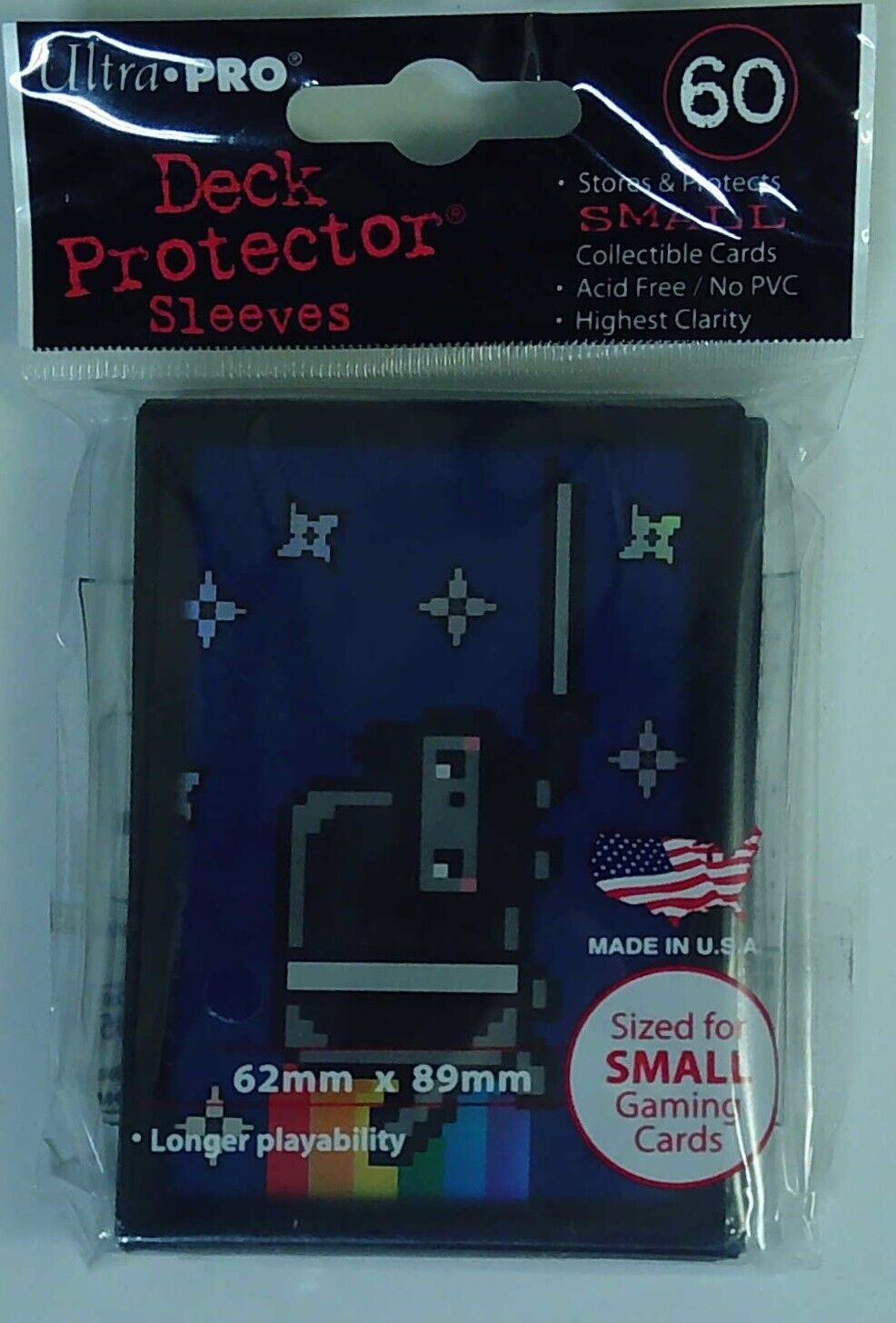 Ultra Pro CCG SLEEVES: Nyan Cat: ValentNyan Cat Small 60ct Ultra Pro CCG SLEEVES: Nyan Cat: ValentNyan Cat Small 60ct
