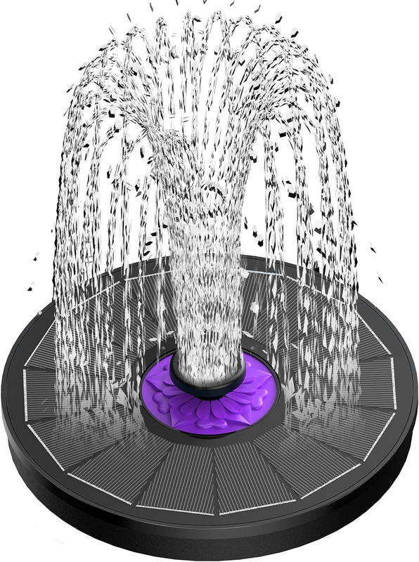 Solar Powered Fountain Bird Bath Floating Water Flower Pump Garden,Pond,Pool Kit