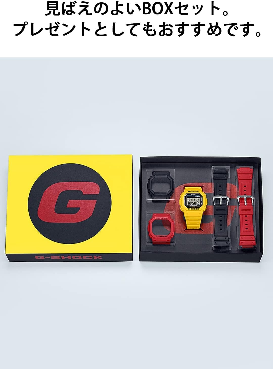 Pre-owned Casio G-shock Dwe-5600r-9jr Revival Color Band Set Extra Case Limited Men Watch