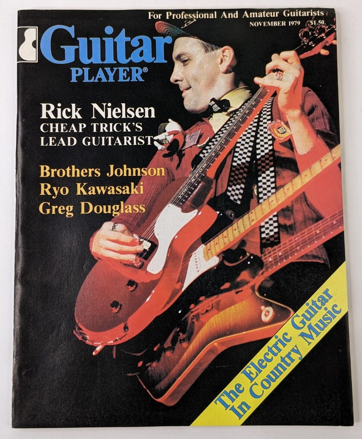 ギター TRICK BOOK Guitar Player Magazine November 1979 Rick Nielsen Cheap