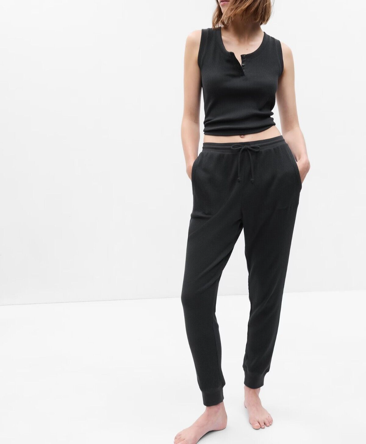 Пижамные джоггеры GAP Waffle PJ Joggers #767410