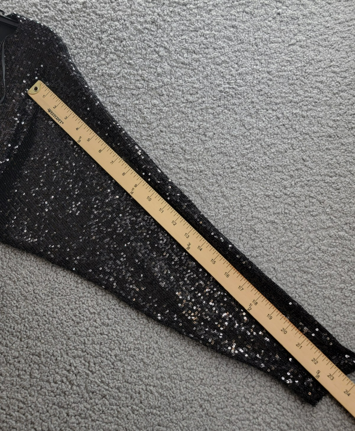 Steve Madden Ginger Sequined Mini Shift Dress Women's 4 Black Boat Neck Pullover - Picture 7 of 14