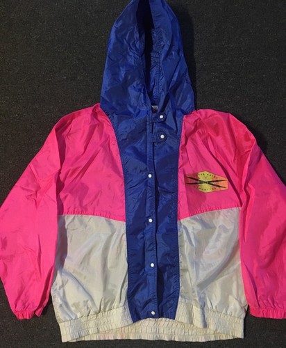 Vtg 80s OP Ocean Pacific Colorblock Jacket M Beach Surf