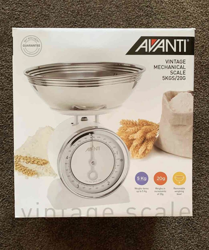 100 Genuine Avanti Vintage Mechanical Kitchen Scales White 5kg