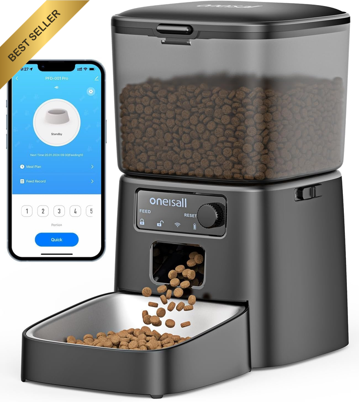 3.5L Feeder 12 Meals 10S Call Dual Power Stainless Steel Bowl