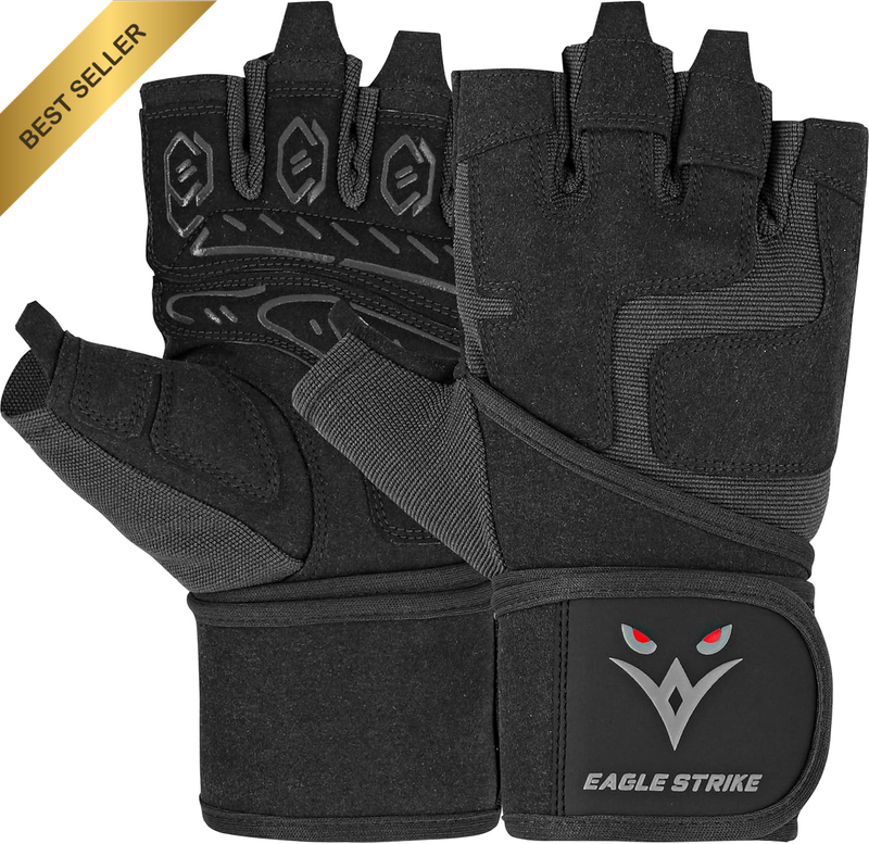 2024 Design Workout Gloves – Full Protection with Wrist Support Strap, Extra Sil