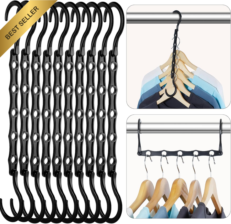Space Saving Hangers, 10Pcs Magic Hangers Space Savers, Magic Clothes Hangers Sp