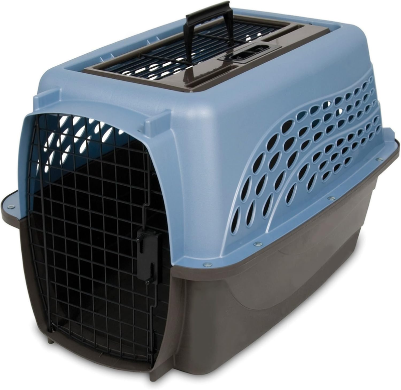 Petmate Two-Door Small Dog Kennel & Cat Kennel, Top Loading or Front Loading Pet