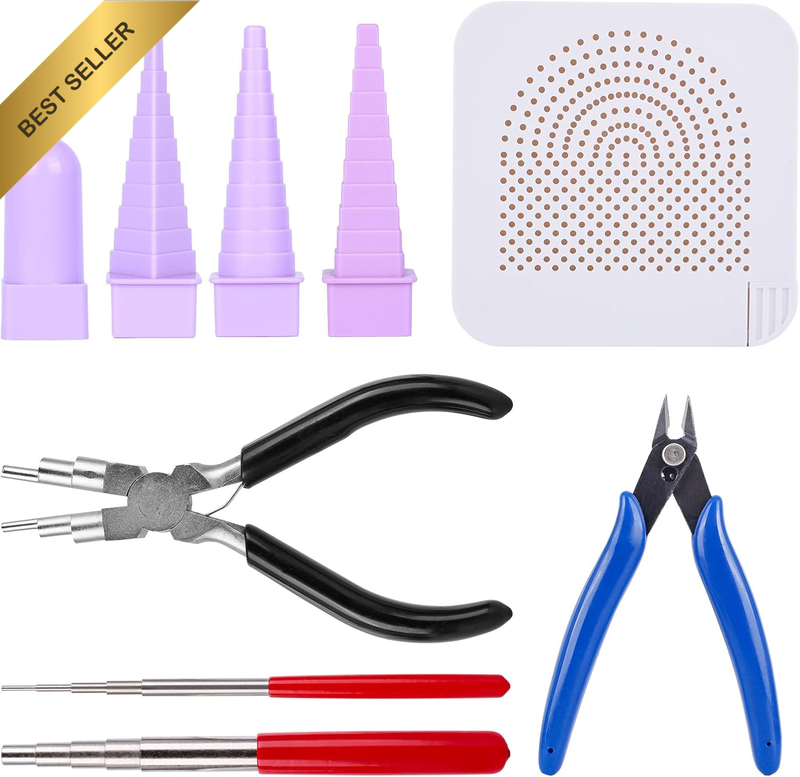 Professional Wire Wrapping Tool Kit - Wire Bending Jig,Jewelry Making Pliers, Ma