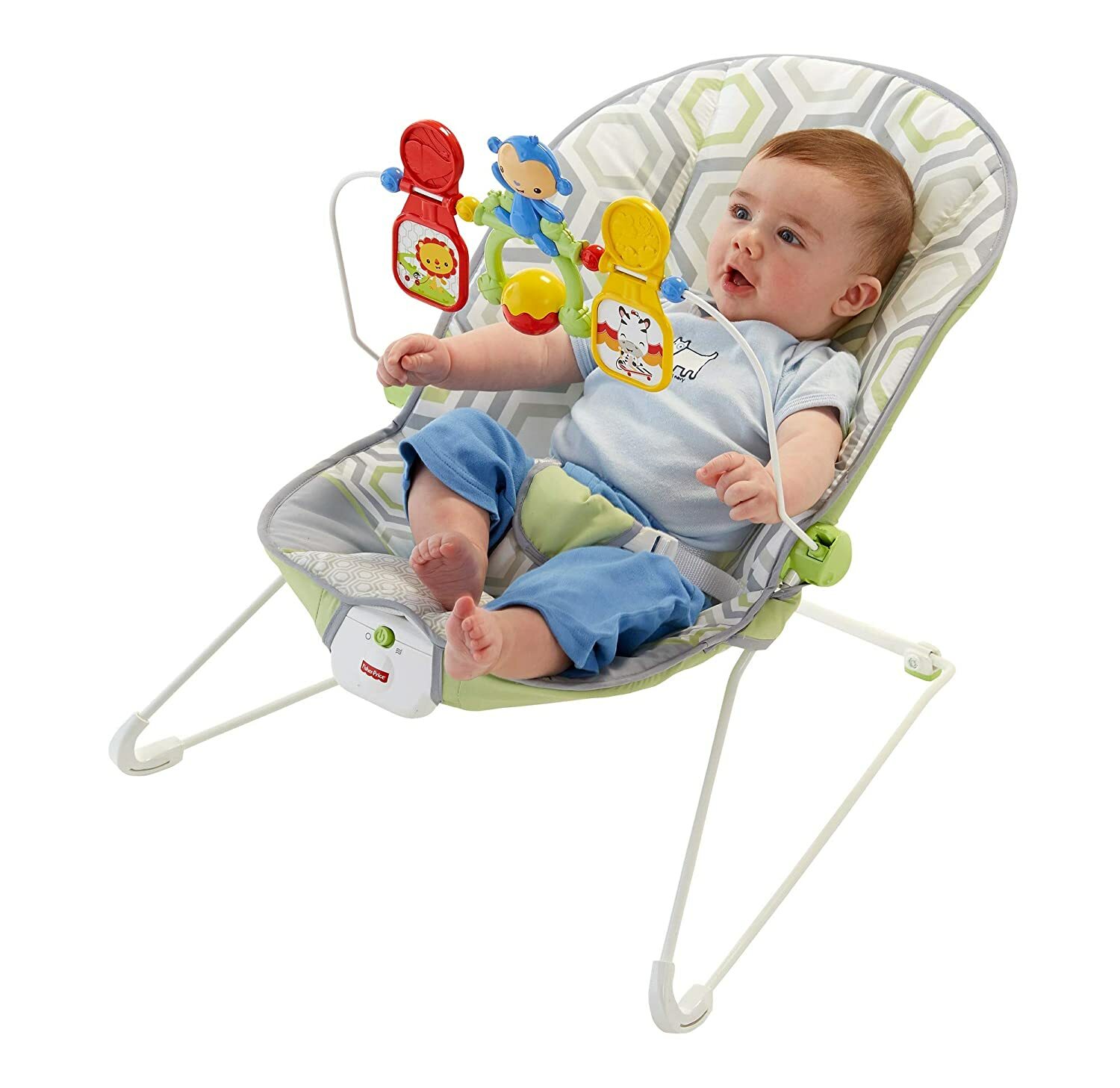 шезлонг fisher price веселые обезьянки