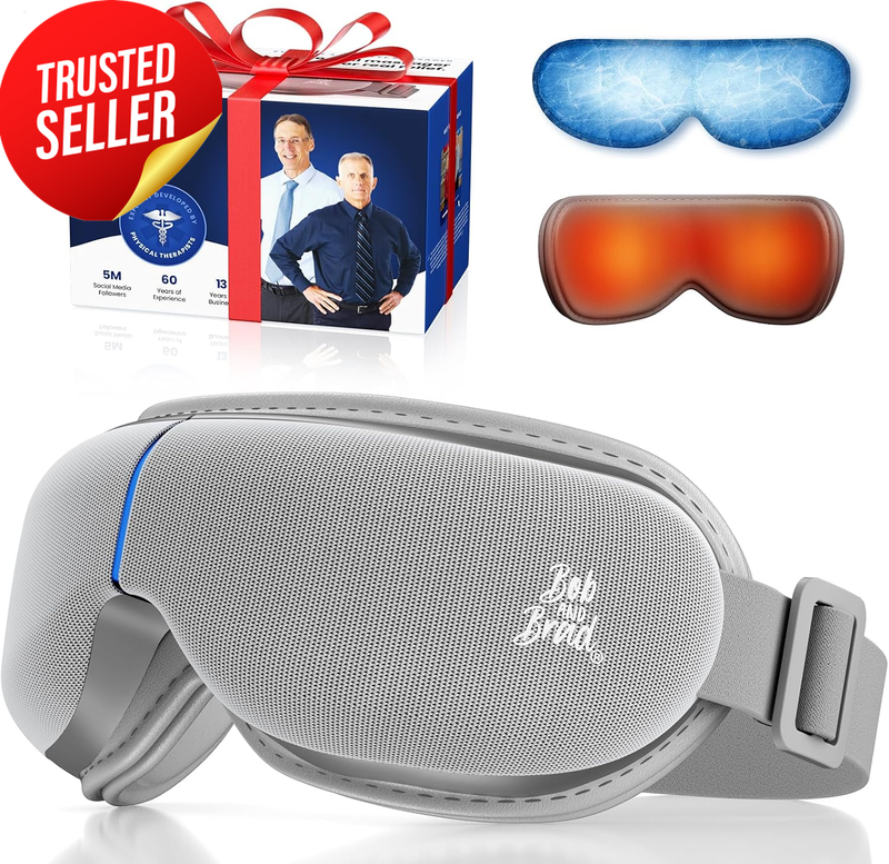 Eye Massager Heat Cooling Gel Mask BT Music Gifts